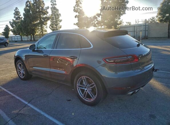 WP1AB2A55GLB47538 2016 PORSCHE MACAN Серый Задняя левая четверть