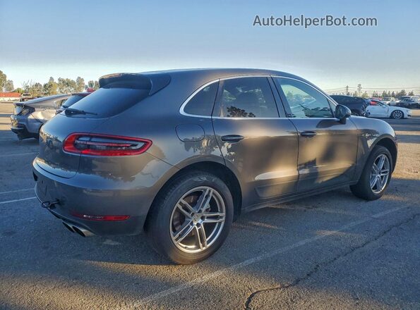 WP1AB2A55GLB47538 2016 PORSCHE MACAN Серый Задняя правая четверть