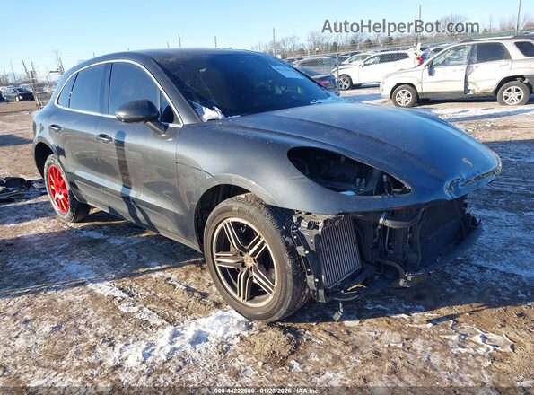 WP1AB2A56JLB30898 2018 PORSCHE MACAN Серый Передняя правая четверть