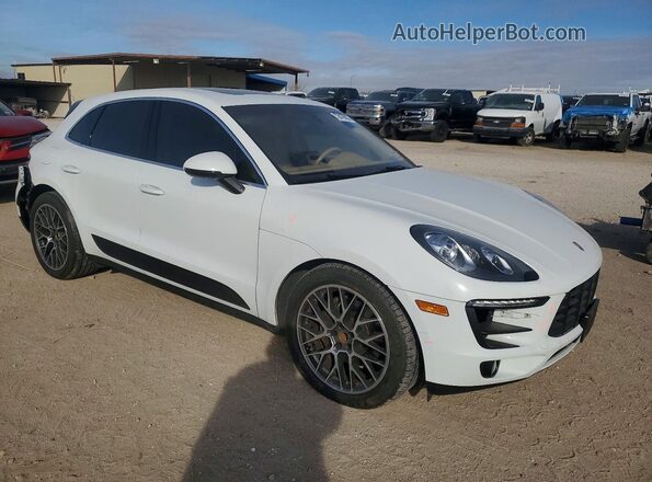 WP1AB2A57GLB46097 2016 PORSCHE MACAN Белый Передняя правая четверть