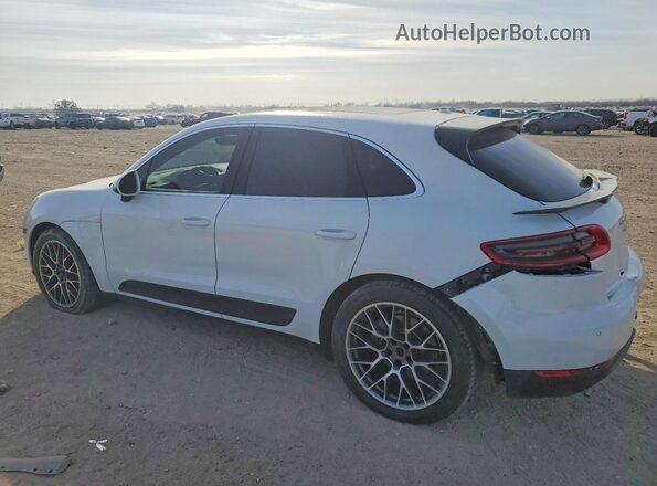 WP1AB2A57GLB46097 2016 PORSCHE MACAN Белый Задняя левая четверть