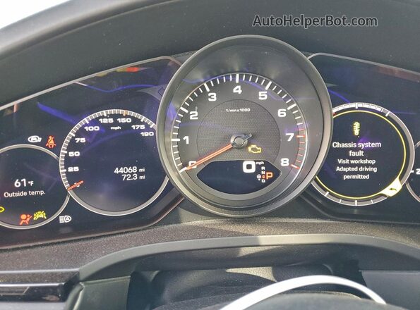 WP1AB2AYXPDA14150 2023 PORSCHE CAYENNE Черный Вид щитка приборов