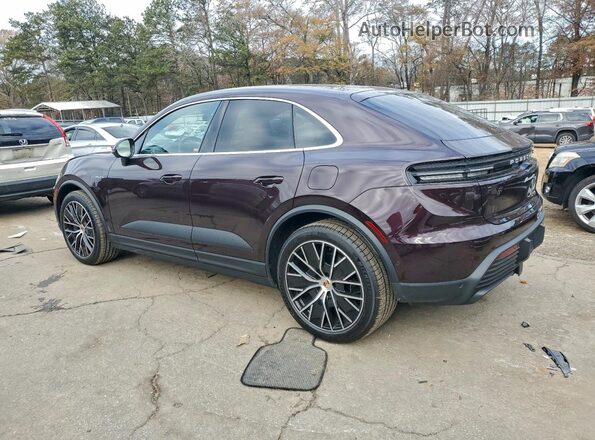 WP1AB2XA1SL153590 2025 PORSCHE MACAN Бордовый Задняя левая четверть