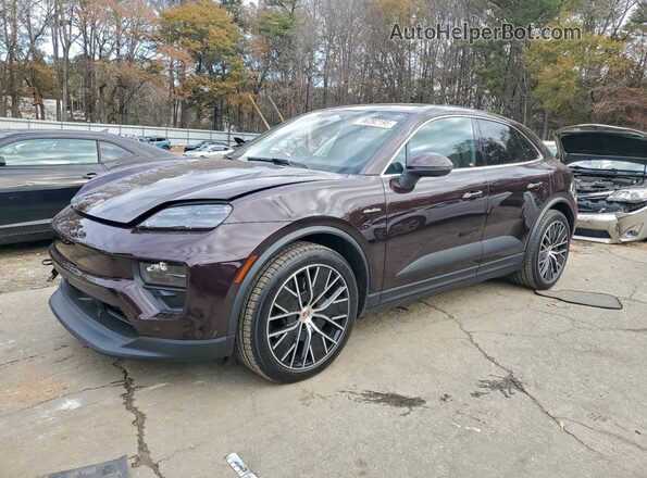WP1AB2XA1SL153590 2025 PORSCHE MACAN Бордовый Передняя левая четверть