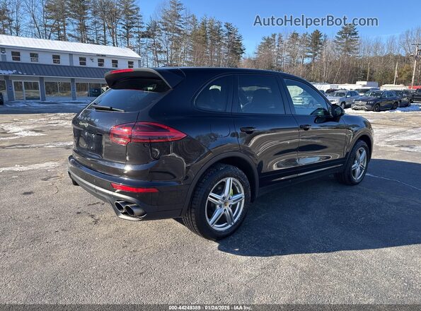 WP1AE2A23GLA64607 2016 PORSCHE CAYENNE Черный Задняя правая четверть