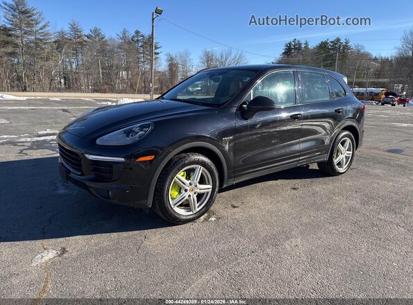 WP1AE2A23GLA64607 2016 PORSCHE CAYENNE Черный Передняя левая четверть