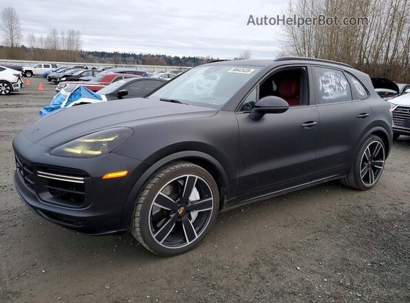 WP1AF2AY4MDA36774 2021 PORSCHE CAYENNE Черный Передняя левая четверть