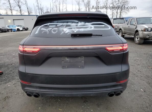 WP1AF2AY4MDA36774 2021 PORSCHE CAYENNE Черный Вид сзади