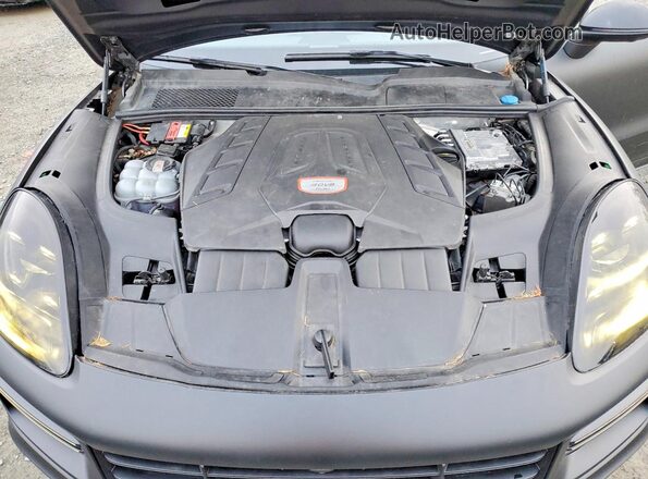 WP1AF2AY4MDA36774 2021 PORSCHE CAYENNE Черный Вид подкапотного пространства