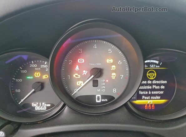 WP1AG2A51RLB36802 2024 PORSCHE MACAN Серебряный Вид щитка приборов