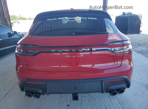 WP1AG2A55SLB42558 2025 PORSCHE MACAN Красный Вид сзади