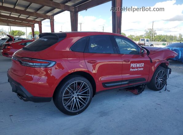 WP1AG2A55SLB42558 2025 PORSCHE MACAN Красный Задняя правая четверть