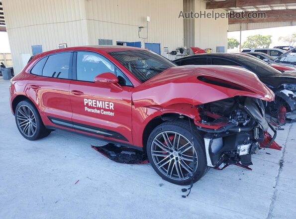 WP1AG2A55SLB42558 2025 PORSCHE MACAN Красный Передняя правая четверть