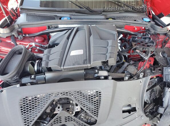 WP1AG2A55SLB42558 2025 PORSCHE MACAN Красный Вид задней части салона