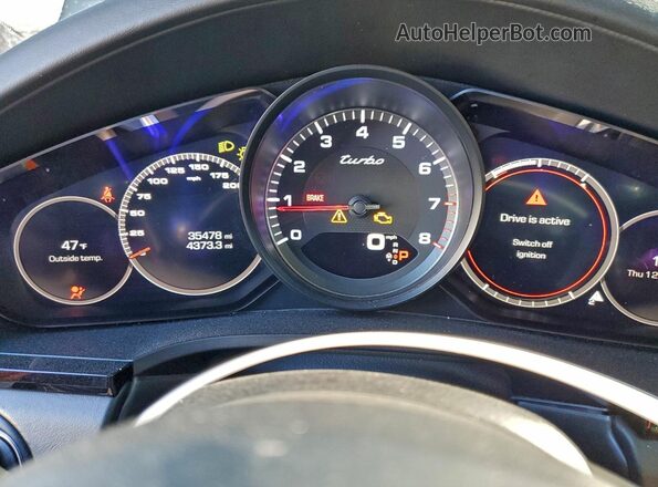 WP1BF2AY1LDA65460 2020 PORSCHE CAYENNE Серый Вид щитка приборов