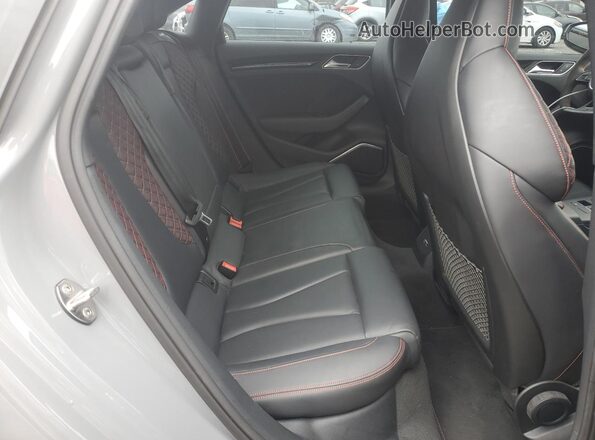 WUABWGFF1KA903589 2019 AUDI RS3 Gray Rear seats view