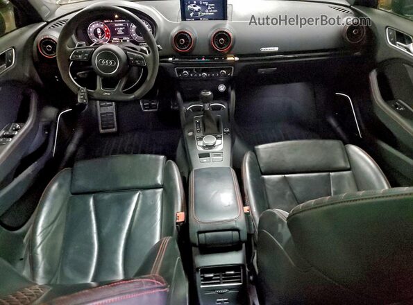 WUABWGFF4KA905272 2019 AUDI RS3 Gray Առջևի վահանակի տեսք
