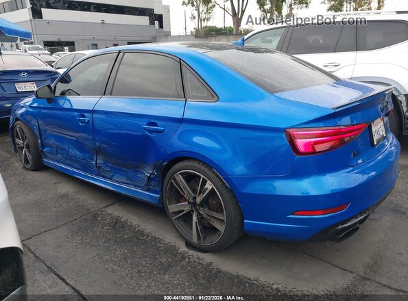 WUABWGFF7J1905717 2018 AUDI RS3 Синий Задняя левая четверть