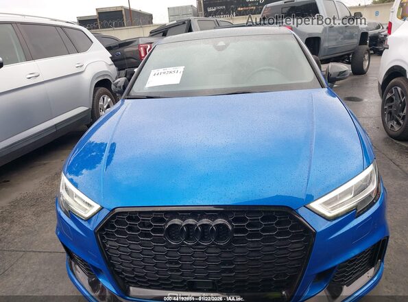 WUABWGFF7J1905717 2018 AUDI RS3 Синий Вид задней части салона
