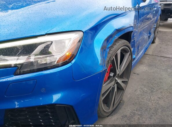 WUABWGFF7J1905717 2018 AUDI RS3 Синий 