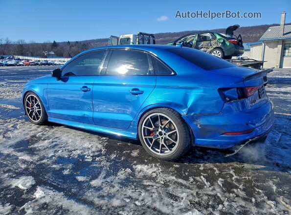 WUABWGFF8J1900316 2018 AUDI RS3 Blue Задня ліва чверть