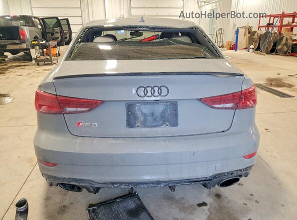 WUABWGFF8J1906312 2018 AUDI RS3 Серый Вид сзади