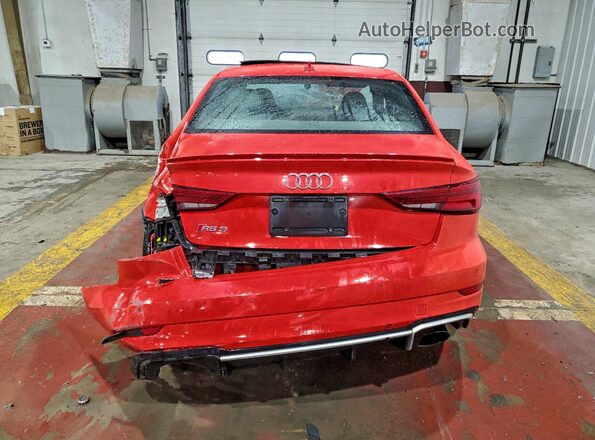 WUABWGFF8J1906729 2018 AUDI RS3 Orange Вид ззаду