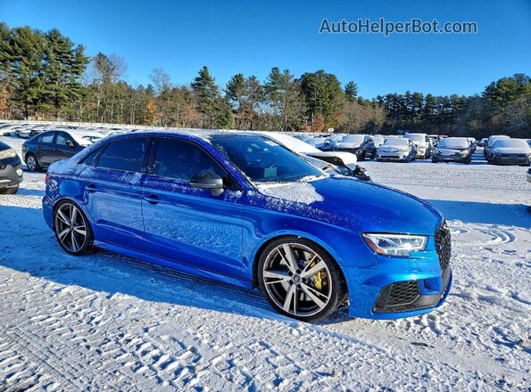 WUABWGFF9KA902349 2019 AUDI RS3 Blue Front right