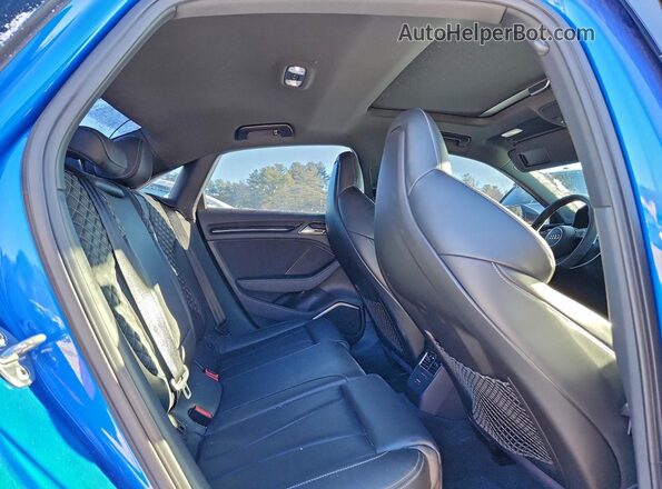 WUABWGFF9KA902349 2019 AUDI RS3 Blue Rear seats view