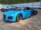 2018 Audi R8 5.2 Plus Quattro Blue vin: WUAKBAFX0J7900387