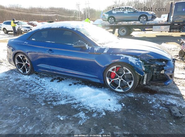WUANWAF54PA901196 2023 AUDI RS5 Синий Передняя правая четверть