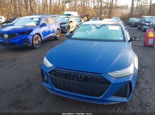 WUAPDBF28SN904825 2025 AUDI RS7 Blue Instrument cluster view