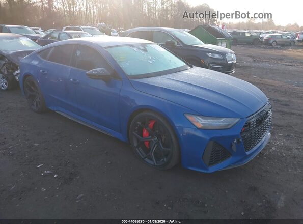 WUAPDBF28SN904825 2025 AUDI RS7 Blue Front right
