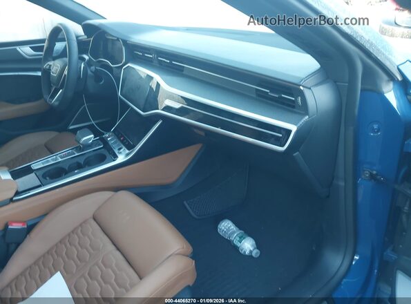 WUAPDBF28SN904825 2025 AUDI RS7 Blue Front interior view
