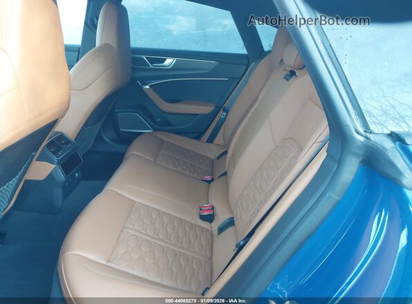 WUAPDBF28SN904825 2025 AUDI RS7 Blue VIN sticker view