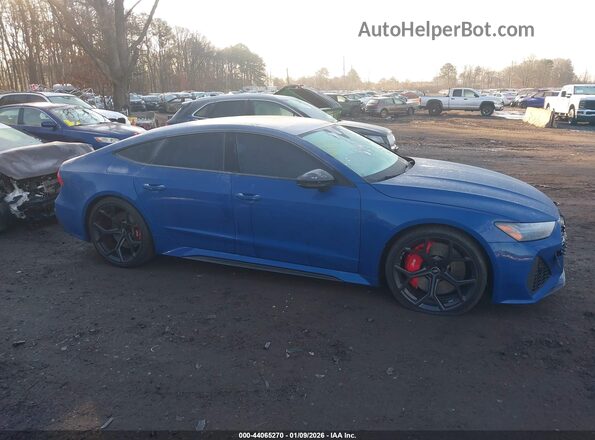 WUAPDBF28SN904825 2025 AUDI RS7 Blue Rear interior view