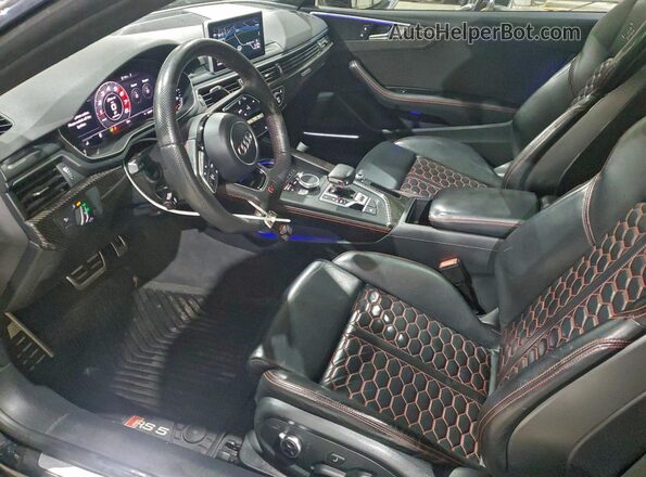 WUAPWAF56JA902334 2018 AUDI RS5 Черный Вид салона спереди