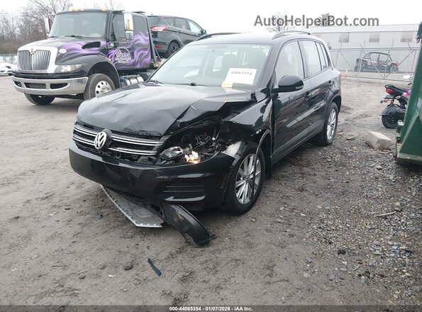 WVGAV7AX5HK044761 2017 VOLKSWAGEN TIGUAN Черный Передняя левая четверть