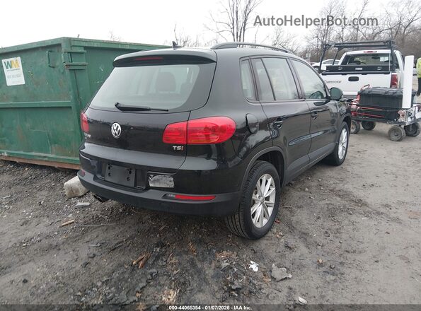 WVGAV7AX5HK044761 2017 VOLKSWAGEN TIGUAN Черный Задняя правая четверть