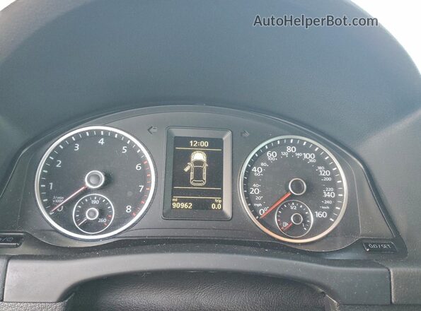 WVGAV7AX7GW090213 2016 VOLKSWAGEN TIGUAN Белый Вид щитка приборов
