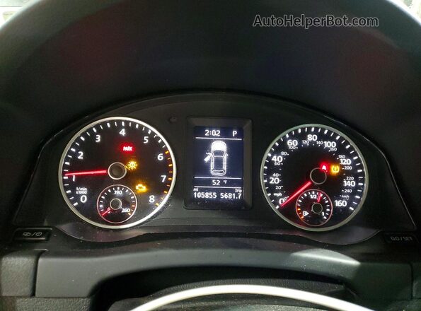 WVGBV7AX0GW532401 2016 VOLKSWAGEN TIGUAN Угольный Вид щитка приборов