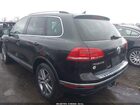 2016 Volkswagen Touareg Vr6 Lux Черный vin: WVGEF9BP3GD010023