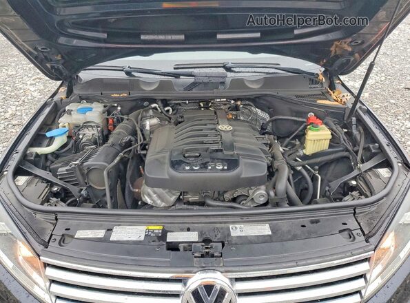 WVGEF9BP5GD001484 2016 VOLKSWAGEN TOUAREG Черный Вид подкапотного пространства