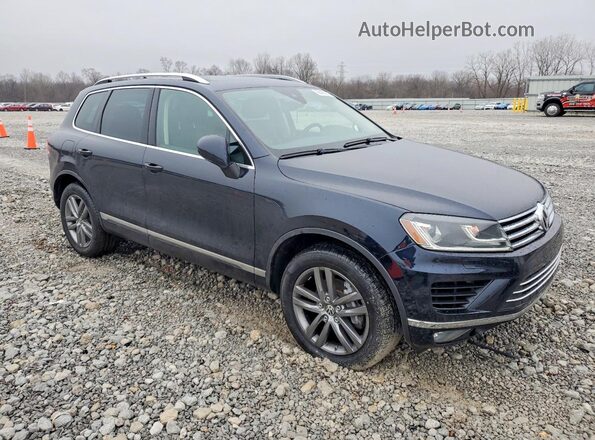 WVGEF9BP5GD001484 2016 VOLKSWAGEN TOUAREG Черный Передняя правая четверть