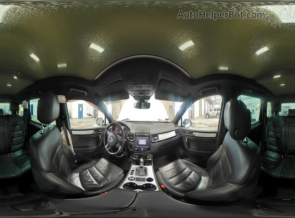 WVGRF7BP8HD006802 2017 VOLKSWAGEN TOUAREG Белый Панорамный вид салона 360°