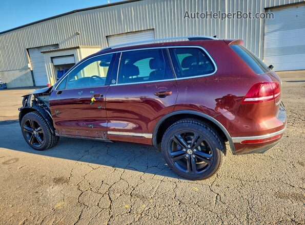 WVGRF7BPXHD002962 2017 VOLKSWAGEN TOUAREG Темно-бордовый Задняя левая четверть