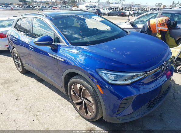 WVGTMPE22NP075183 2022 VOLKSWAGEN ID.4 Blue Առջևի աջ