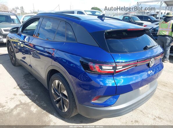WVGTMPE22NP075183 2022 VOLKSWAGEN ID.4 Blue Հետևի ձախ
