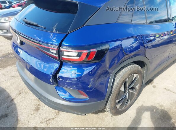 WVGTMPE22NP075183 2022 VOLKSWAGEN ID.4 Blue Դիմացի տեսք