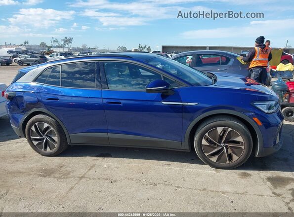 WVGTMPE22NP075183 2022 VOLKSWAGEN ID.4 Blue Սալոնի հետևի տեսք